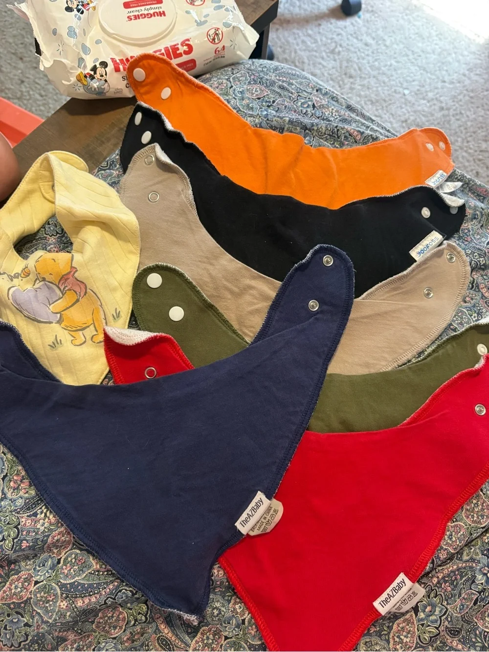Several Bib Bandana/ mixed brands Kyte Baby, Caden Lane, etc